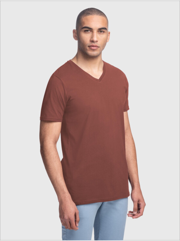 New York T-shirt, 1-pack - Brick brown