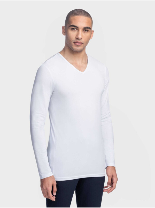 Oslo Longsleeve Shirt, 1-pack White
