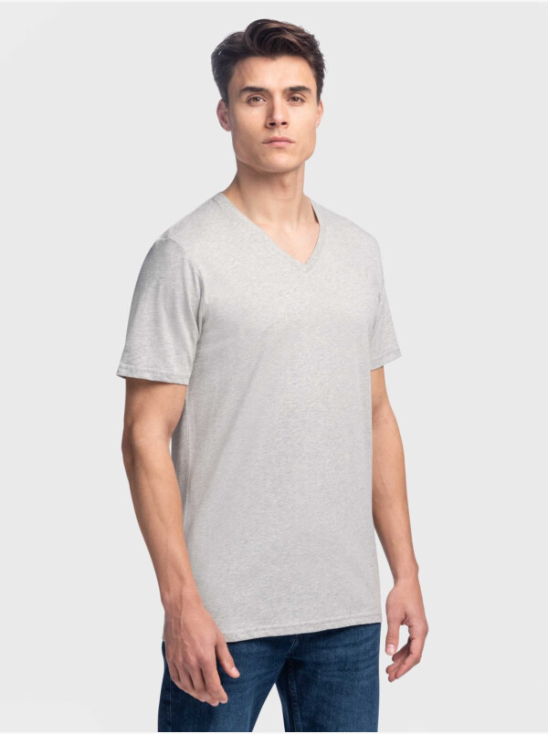 New York Long Fit Men's T-shirt, 1-pack Grey Melange