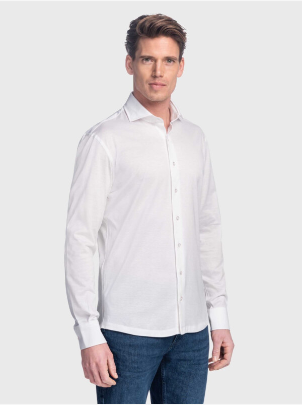Bergamo jersey shirt, White