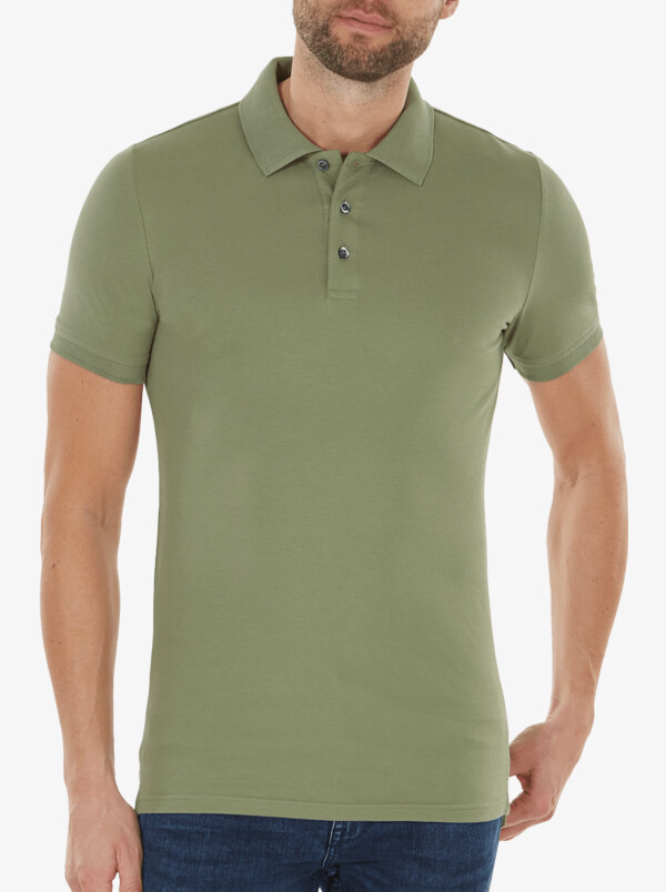 Marbella Slim Fit Poloshirt, Sea green