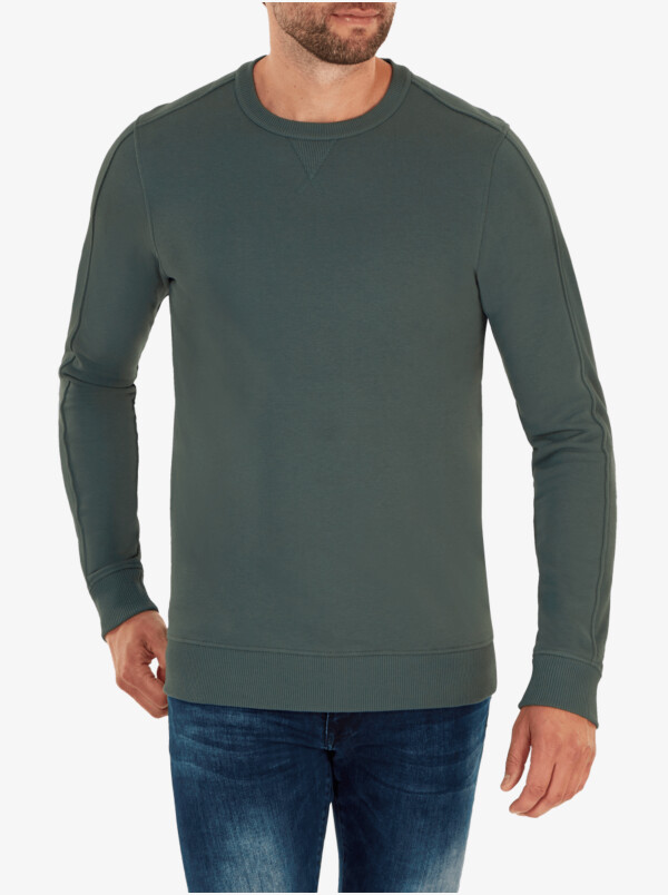 Cambridge Sweater, Metal green