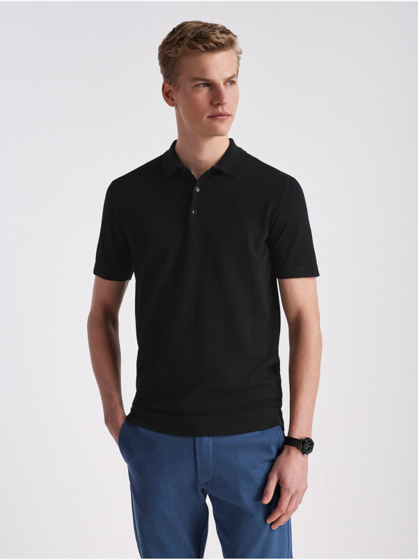 Venice premium Poloshirt, Black