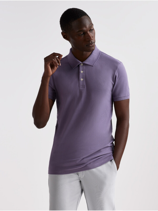 Marbella Slim Fit Poloshirt, Purple