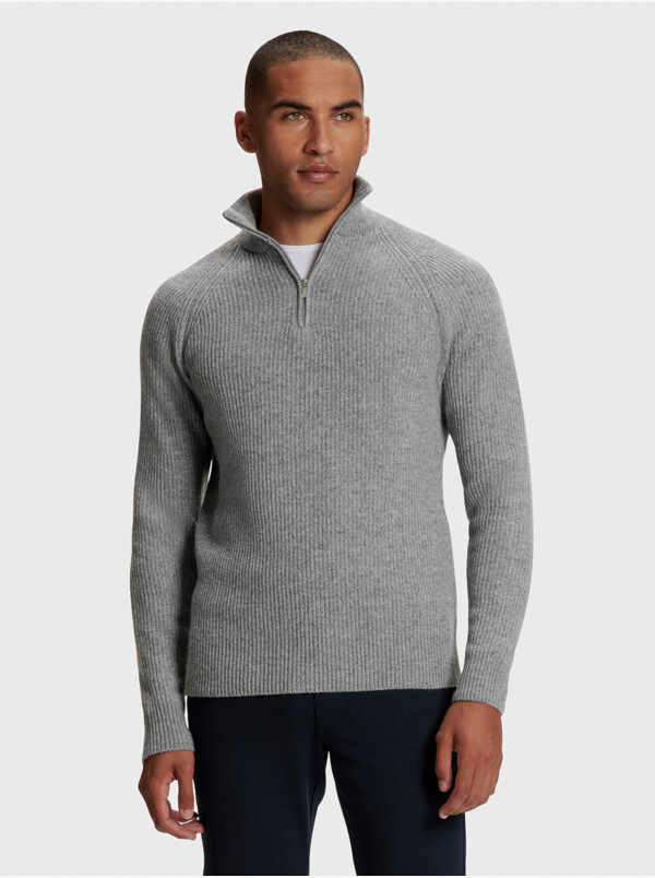 Riga Sweater, Grey melange