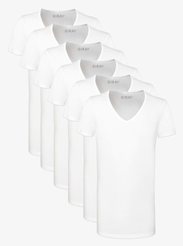 SixPack Hong Kong T-shirts, 6-pack White