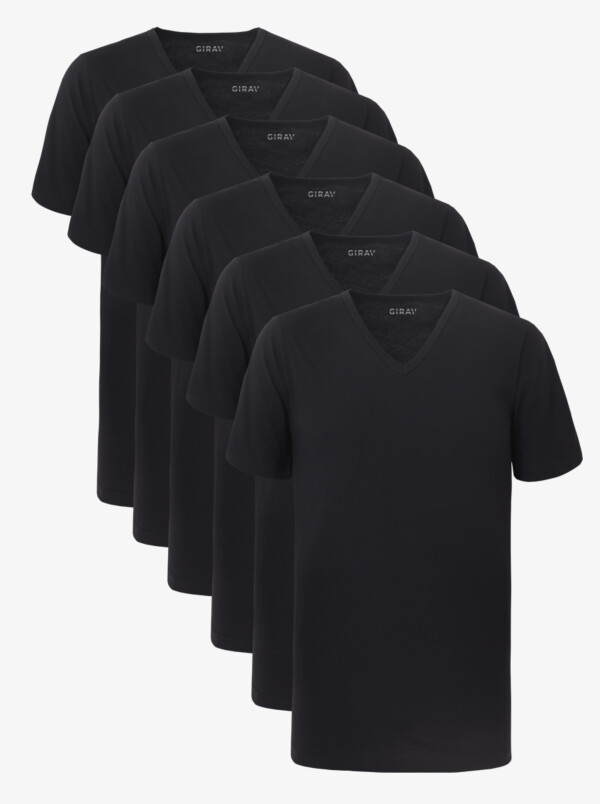 SixPack New York T-shirts, 6-Pack Black