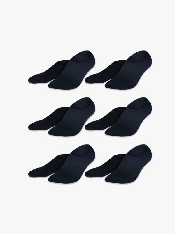 Palma Sneaker Socks, 6-pack Navy